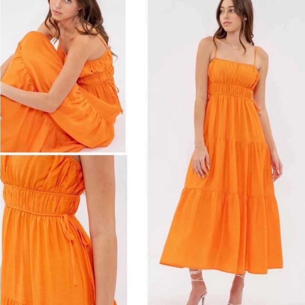 Orange Maxi Dress